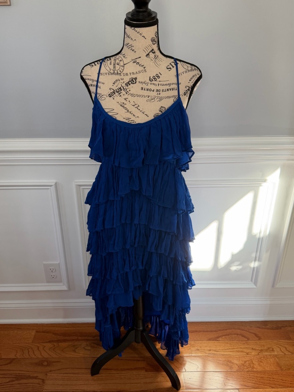 NWT Anthropologie Tiered Ruffle High-Low Dress Size Small‎ - Picture 5 of 10